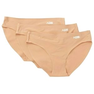 New AQS Seamless Panties Nude Bikini 3-pack